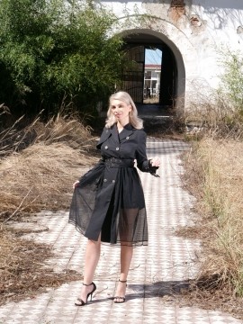 Jacheta lunga neagra 