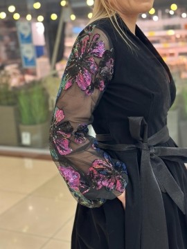 Rochie catifea florala