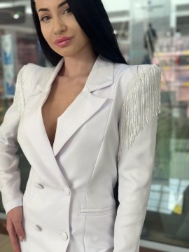 Rochie eleganta cu epoleti